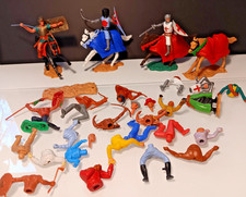 Timpo Toys Sammlung Ritter Römer pferde vintage Figuren Sammlung lot