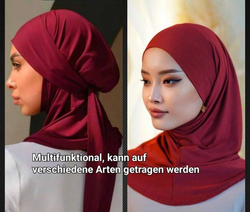 Jersey hijab bone zum binden - hijab,