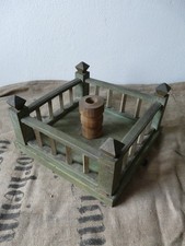 Paradiesgarten Christbaumständer alt antik Federbaum Weihnachten Holz Gartenzaun