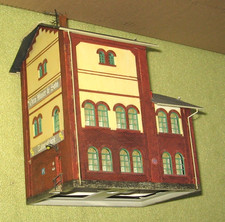 # H0 Haus Fabrik Zahnradfabrik O.Moser, sehr gut gebaut Kibri Faller Volmer (12)