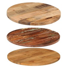 Rund Tischplatte Massivholzplatte Holzplatte für Esstisch Couchtisch Garten Tish