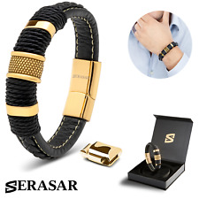 SERASAR, Herren Lederarmband
