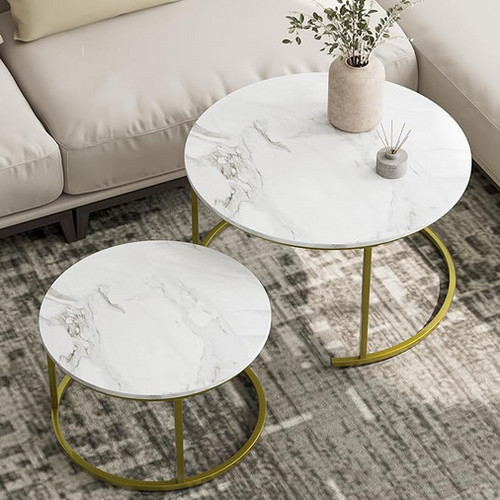 Ware couchtisch rund 2er - rund,