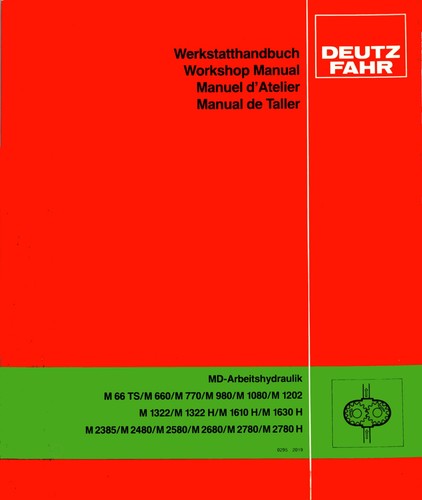 Deutz fahr werkstatthandbuch - deutz,