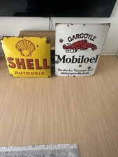 2 X Emailleschilder,Gargoyle