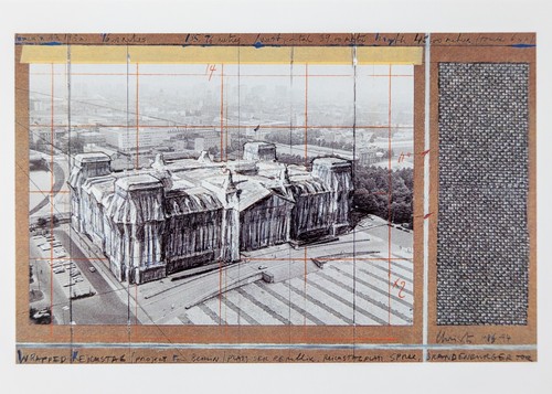 Christo kunstpostkarte - christo,