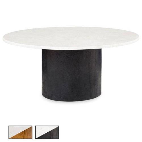 Couchtisch marmor rund - marmor,