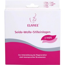 Elanee Stilleinlagen Seide-wolle 2lagig 2St - 12433744