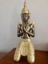 Thai Buddha Tempelwächter sitzend XXL 90 cm groß Dekofigur, DEKO