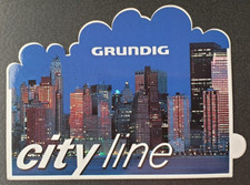 Aufkleber " GRUNDIG - city