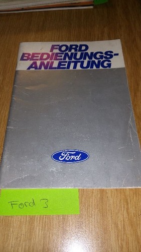 Ford allgemeinbedienung - ford,