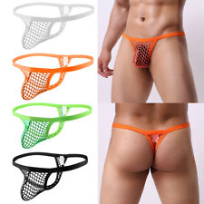 Herren G-String Slip Fischnetz