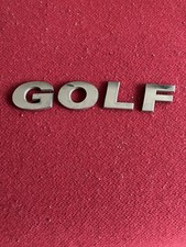 Volkswagen golf badge rear - vw,