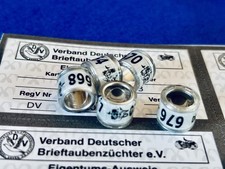 Brieftaubenringe DV 2025 neu