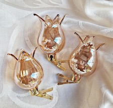 ❀ 3 x Kleine Blumenvase mit