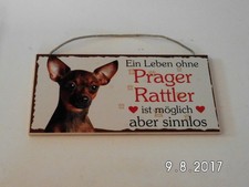 Türschild Prager Rattler