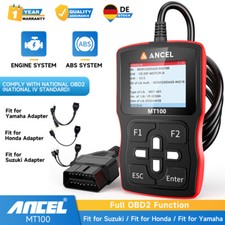 2025 Ancel MT100 Profi Motorrad Diagnosegerät OBD2 Scanner für Honda für Yamaha