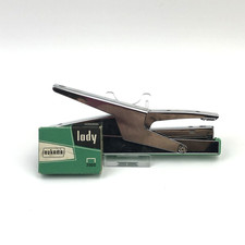 Bukama Hefter Lady | Vintage Handtacker mit Klammern 2000 Stk | Büro Retro