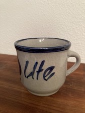 Namenstasse Ute, Steingut blau