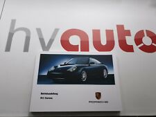 Original Betriebsanleitung Handbuch Porsche 911 Carrera 2/4 Typ 996 2002/2003