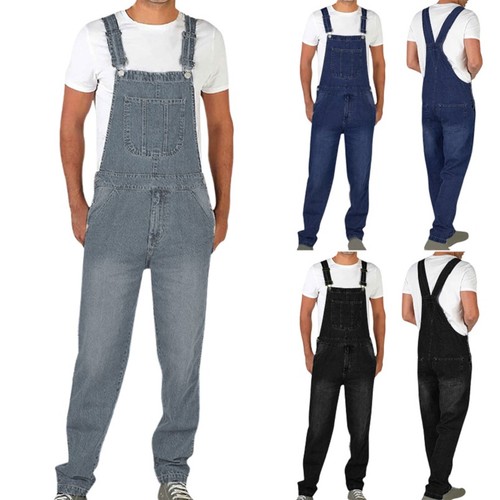 Herren denim latzhose overall - herren,
