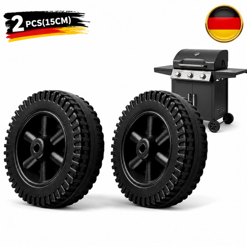 Grillräder ersatzräder - grillräder, 2x