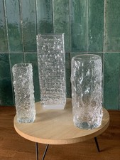 Mid Century Glasvasen Set 60er
