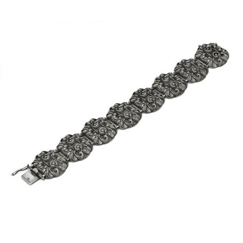 Armband 835er silber antik - armband,
