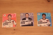 3x REWE Fußball Sammelkarten Klose Flick Gündogan Nr. 18 27 30 *** DFB WM 2013