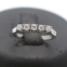 Memory Brillant Gold Ring 585 14 Kt Weißgold 0,25 Ct Diamant Goldring Wert 850,-