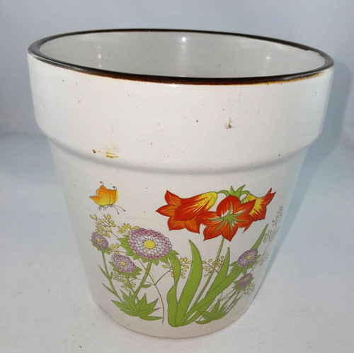 Blumentopf aus den 1980ern - aus,