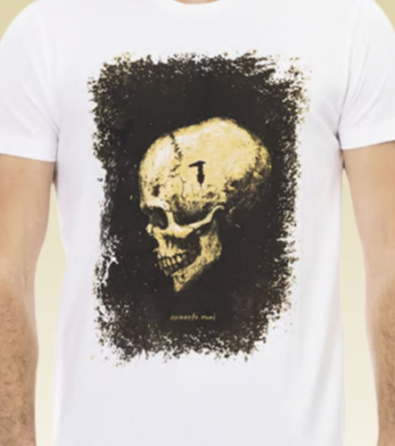 Trussardi herren skull shirt - herren, t-shirt