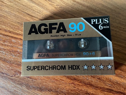 Agfa hdx musikkassette - 90,