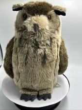 Stofftier Eule UHU Original WWF Guter Zustand 