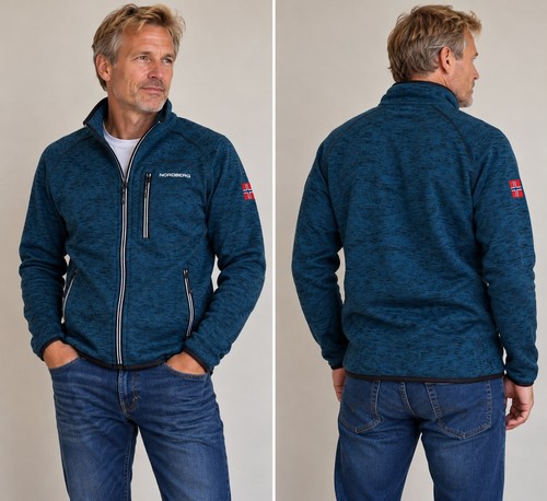 Nordberg knitted fleece jacket - nordberg,