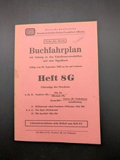 Buch Buchfahrplan Heft 8G