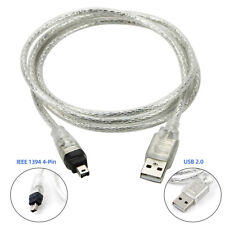 USB 2.0 Stecker auf 4 Polig IEEE 1394 Stecker Firewire Sync Kabel Adapter 1,5M