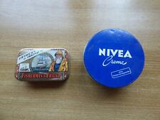 Blechdosen Nivea Creme Nr. 370 und Fisherman’s Friend Lofthouses Original