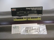 Kato Spur H0 K30900 Straßenbahnmodell mit Beiwagen Aufbauwagen Analog in OVP