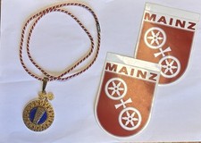 ALTE MAINZER OBERBÜRGERMEISTER KARNEVALORDEN + 2 ALTE MAINZ AUFKLEBERN 