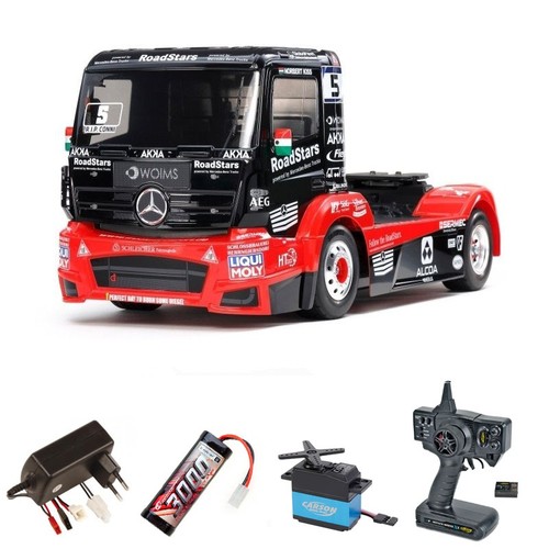 Tamiya mercedes race truck - race, mp4
