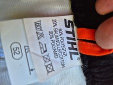 Schnittschutzjacke Größe 52, Schutzstufe 1 von Stihl 