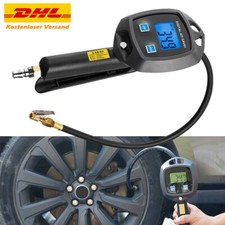 Druckluft Reifenfüller Manometer Luftdruckprüfer Geeicht Reifenfüllpistole 18Bar