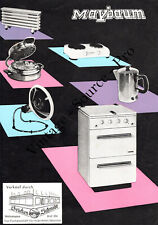 Maybaum Hausrat Werbebroschüre Katalog 6 Seiten Vintage 1950er Jahre