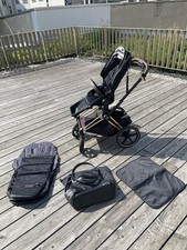 Cybex Priam Lux Kinderwagen mit Babywanne Sportsitz Regenschutz und Maxi Cosi