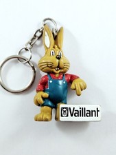Schlüsselanhänger - Ölbrenner Vaillant - Maskottchen Hase Figürchen Vintage 80