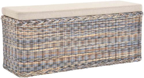 Breiter rattan wäschekorb - breiter,