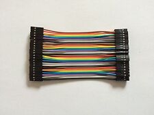 40 Stück 10cm 2.54mm Female to Female Wire Jumper Kabel für 1P-1P For Arduino