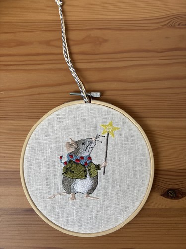 Stickbild maus mit - maus,