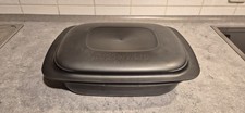 Tupperware Ultra Pro Bräter, Kasserole, Auflaufform 3,3 l,eckig, groß,anthrazit